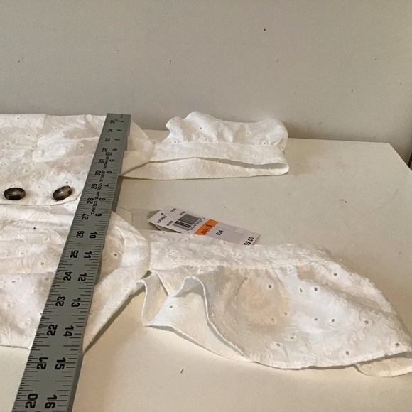 Jumpsuit Junior’s Small White Eyelet ButtonsNWT - Picture 7 of 11